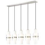 Cayden Linear Multi Light Pendant - Brushed Nickel