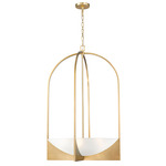 Devon Pendant - Modern Gold / Sand Blast