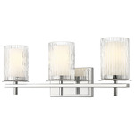 Grayson Bathroom Vanity Light - Chrome / Clear / Etched Opal