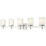 Grayson Bathroom Vanity Light - Chrome / Clear / Etched Opal