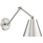 Regent Swing-arm Wall Sconce - Brushed Nickel