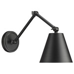 Regent Swing-arm Wall Sconce - Matte Black