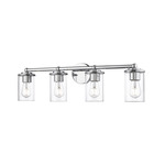 Thayer Bathroom Vanity Light - Chrome / Clear