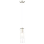 Alton Pendant - Brushed Nickel / Frost / Clear
