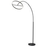 Falcon Arc Floor Lamp - Black