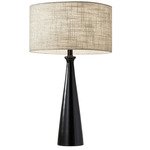 Linda Table Lamp - Black / Cream