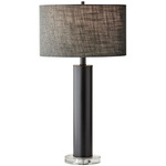 Ezra Table Lamp - Black / Dark Grey