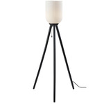 Kinsley Floor Lamp - Black / Frosted