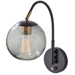 Edie Wall Sconce - Dark Bronze / Clear Seedy