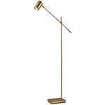 Collette Floor Lamp - Antique Brass