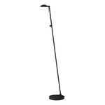 Georges LED Round Head Reading Room Pharmacy Floor Lamp - Coal