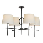 Paoli Chandelier - Charcoal / Off White