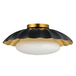 Primrose Ceiling Light - Gold / Black