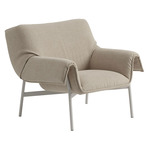 Wrap Lounge Chair - Grey / Ecriture 240
