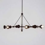 Rue Sala Chandelier - Oil Rubbed Bronze / Clear