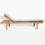 Rib Outdoor Daybed Cushion - Light Grey