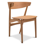 No. 7 Wooden Seat Dining Chair - Natural Oiled Beech