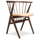 No. 8 Dining Chair - Smoked Oak / Spectrum Honey Leather