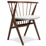 No. 8 Dining Chair - Smoked Oak / Remix Light Grey