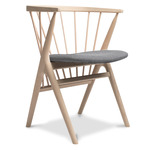 No. 8 Dining Chair - White Oiled Oak / Remix Light Grey