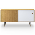 No. 11 Sideboard - Natural Oiled Oak / Black / White