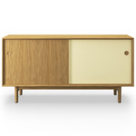 No. 11 Sideboard - Natural Oiled Oak / White / Yellow