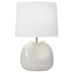 Ulla Table Lamp - Dove Grey / White Linen