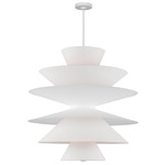 Chambord Pendant - Cast Plaster / Paper White