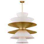 Chambord Pendant - Gild / Paper White