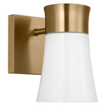 Roy Wall Sconce - Satin Brass / Milk