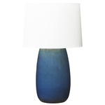 Roma Table Lamp - Ocean / White Linen