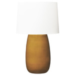 Roma Table Lamp - Olive / White Linen