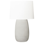 Roma Table Lamp - Shellish Grey / White Linen