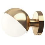 VL Studio Wall Sconce - Overstock - Brass / Opal