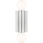 Beckham Modern Double Wall Sconce - Floor Model - Polished Nickel