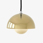 Flowerpot VP10 Pendant - Brass