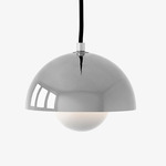 Flowerpot VP10 Pendant - Chrome