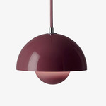 Flowerpot VP10 Pendant - Dark Plum