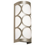 Lake Wall Sconce - Painted Nickel / White