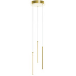 Rosemont Multi-Light Pendant - Satin Brass / Frosted