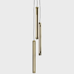 Bundle X9 Multi Light Pendant - Brushed Brass