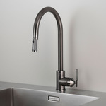 Kitchen Faucet Pull Out With Dual Spray - Gun Metal