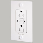 Buster + Punch Complete Metal Duplex GFCI Outlet - White