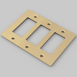 Buster + Punch Metal Wall Plate - Brass