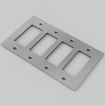 Buster + Punch Metal Wall Plate - Steel