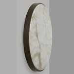 Anvers Surface Wall / Ceiling Mount - Antique Bronze / Honed Alabaster