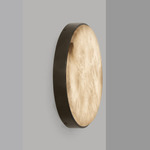 Anvers Surface Wall / Ceiling Mount - Antique Bronze / Honed Alabaster