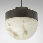 Lucid Pendant - Antique Bronze / Honed Alabaster