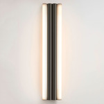 Gamma Wall Sconce - Polished Graphite / Opal