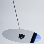 Cartesio Dual Emission Pendant - Matte White / Mirror